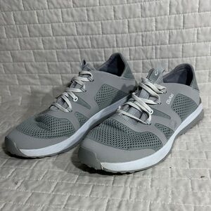 OluKai Huia women's athletic shoes in pale grey. NO INSOLES
